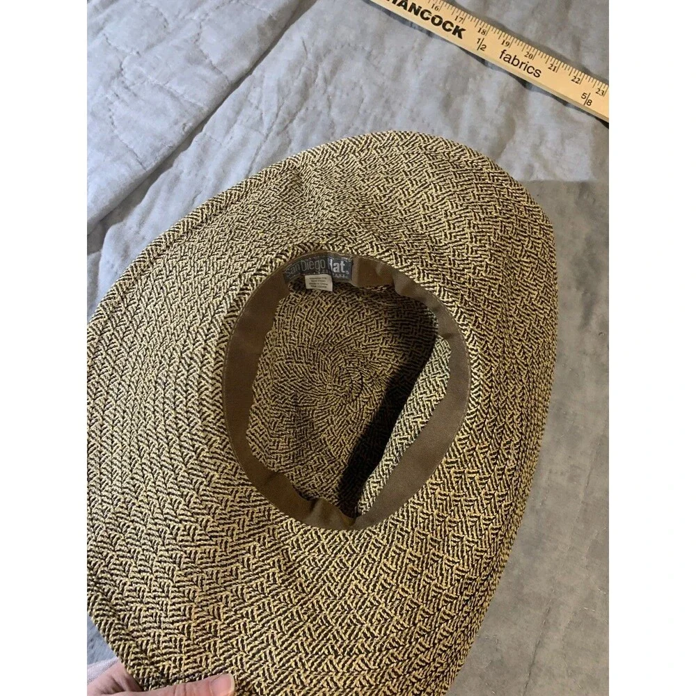 San Diego Hat Company  Women’s Wide Brim Sun Floppy Hat Brown Size O/S